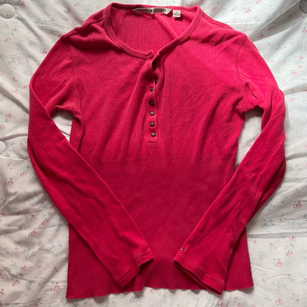 Henley buttoned top